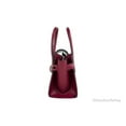 thumbnail image 3 of Michael Kors Carmen Medium Mulberry Saffiano Leather Flap Satchel Handbag, 3 of 3