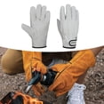 thumbnail image 1 of Guantes de barbacoa de resistencia al calor, guantes de soldadura en el trabajo de, 1 of 8
