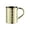 Gold, variant on Stainless Steel Copper Plated Hammered Finish Mug Ideal For Coffee Tea Whiskey Or Cocktails With Vintage Western Style For Home Bar (Silver)
