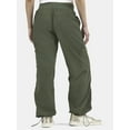thumbnail image 3 of No Boundaries Rib-Waist Parachute Cargo Pants, 30” Inseam, Women's and Women's Plus, 3 of 5