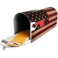 thumbnail image 6 of Patriotic Retro American Flag Mailbox Covers Standard Size Independence Day 4th of July Magnetic Mail Cover Letter Post Box Standard Size 21" Lx 18", 6 of 6