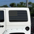thumbnail image 6 of 2X Back Side Window American Flag Decal For 2018-2021 Jeep Wrangler JK JKU JL 4 Door, 6 of 10