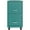 Turquoise, variant on Maklaine 18in 2 Drawer Metal Mobile Smart Vertical Filing Cabinet in Turquoise