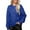 Blue, variant on cfhntfmh Womens Sweaters Fall Fashion Trendy Long Sleeve Crewneck Plaid Sweater Knit Loose Pullover Sweater Tops（Khaki,Small)