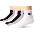 thumbnail image 1 of Champion Men's Double Dry Moisture Wicking Logo 6-Pack Ankle Socks, 1 of 1