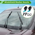 thumbnail image 2 of Unique Bargains Windshield Washer Nozzle With 2 Pcs Y Hose Connector for Chevrolet 13-17 1Set, 2 of 6