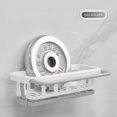 thumbnail image 1 of AMERTEER Wall-mounted Draining Rack with Storage Rack Lightweight Easy Installation Rack for Kitchen Bathroom Sink, 1 of 6
