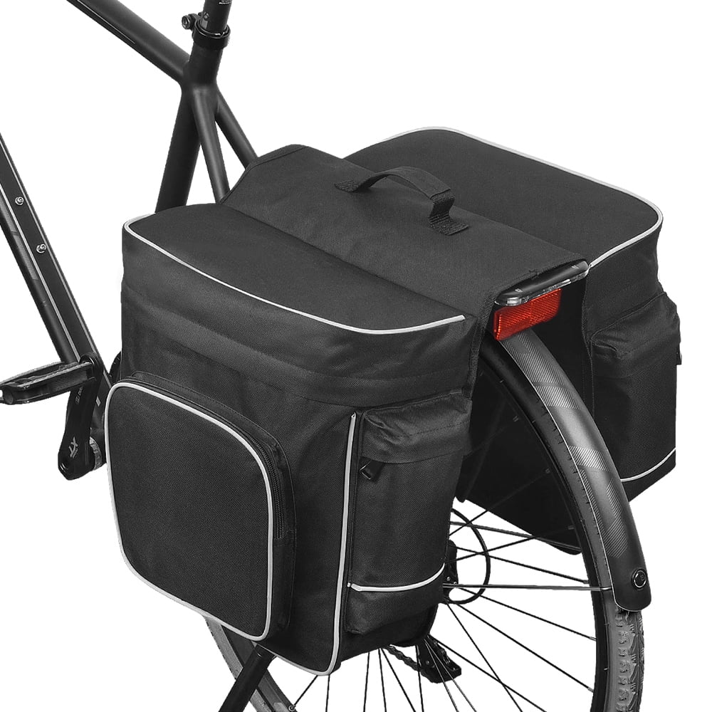 Black Roswheel Outdoor Traveling Bike Rack Bag Seat Cargo Rear Pack Trunk Pannier Handbag 