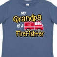 thumbnail image 4 of Inktastic My Grandpa is a Firefighter with Fire Truck Boys or Girls Toddler T-Shirt, 4 of 5