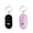 Black-Pink, variant on Black Key Finder Device With Whistle Sound Activation, Led Flashlight And Remote Control For Lost Keys And Small Item Location, 2.05X1.10In
