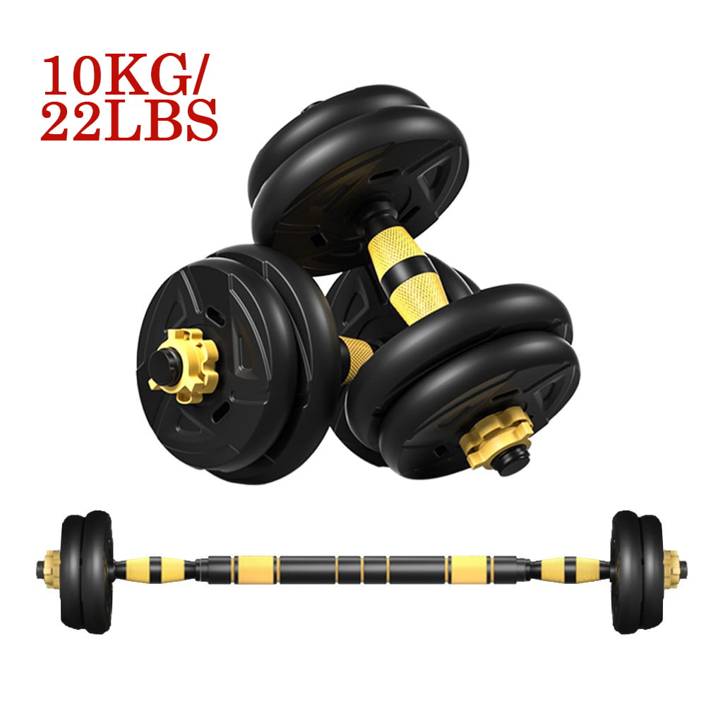 Details about   30KG Adjustable Weights Dumbbells Set Free Weights Set With Connecting Rod 