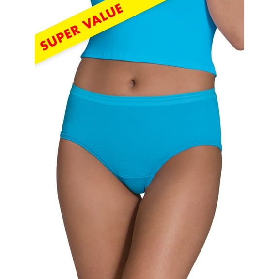 Women's Heather Low Rise Brief Panties - Special Value 12 Pack