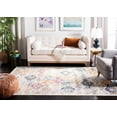 thumbnail image 4 of SAFAVIEH Area Rug 5'3"x7'6" - Madison Collection - Transitional Modern Design, Cream & Multi, Non-Shedding & Easy Cleaning, Ideal for Living Room, Bedroom, Dining Space (MAD611B), 4 of 17