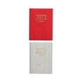 thumbnail image 1 of 2 piezas portátil A7 cuaderno  mensual 2023 diario libretas beige y rojo Zulema Planificador de cuaderno, 1 of 8