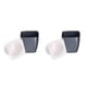 thumbnail image 2 of Injueey ABS Modern Plant Pots For Home Garden - Easy To Maintain And Long-lasting Materials Planters For Indoor Plants Durable Square silver cuadrado plata oro G105 2piezas, 2 of 6
