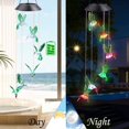 thumbnail image 3 of Wind Chimes Solar Hummingbirds Wind Chimes Indoor / Outdoor, 3 of 3