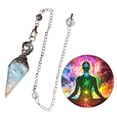 thumbnail image 2 of tredstone Crystal Pendulum Natural Stone Pendulums Pendant for Divination Dowsing, 2 of 9