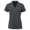 thumbnail image 2 of Women's Cutter & Buck Heather Black Oregon State Beavers  Forge Heathered Stretch Blade Top, 2 of 3