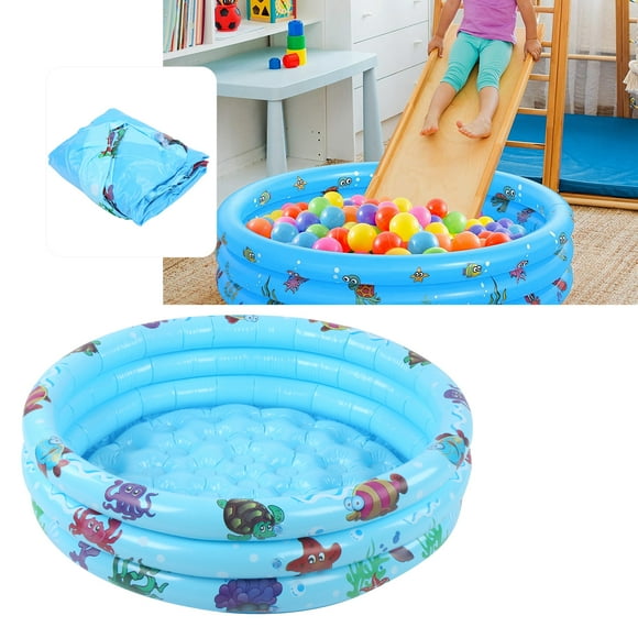 Baby Swimming Pool Safe Thick PVC Material Blue Portable Water Game Play Indoor Outdoor