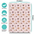 thumbnail image 5 of Boho Retro Floral Pet Feeding Mat-Abstract Art Geometric Absorbent Pet Placemat for Food and Water Bowl, with Waterproof Rubber Backing, Quick Dry Water Dispenser Mat for Dog and Cat (24"x32"), 5 of 7