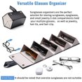 thumbnail image 4 of Organizador de gafas de sol de viaje Ticacos Premium Leather, 4 of 6