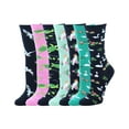 thumbnail image 2 of MeMoi Swans on a Lake Bamboo Blend Crew Socks - Womens - Female, One Size, Columbia, 2 of 2