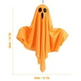 thumbnail image 3 of Gustave Halloween Light up Hanging Ghost 2Pcs 20" Battery Powered Cute Flying Ghost Decoration Lights for Indoor Outdoor Outside Front Yard Garden Party Decor - Orange, 3 of 8