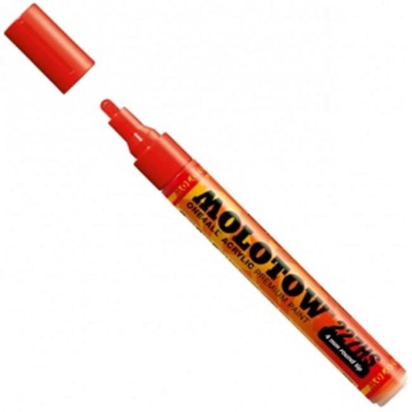 Molotow M227202 4 mm Round Tip Acrylic Pump Marker, Traffic Red
