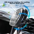 thumbnail image 6 of XGFHYJEH Car Fan, Fan for Car, Portable Fan for Car, Car Fan for Dashboard, Usb Fan for Car, Car Fans that Blow Cold Air, Car Fans for Cooling inside a Car, 6 of 7