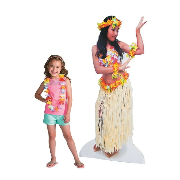 Realistic Hula Girl Stand-Up - Party Decor - 1 Piece