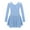 Light Blue, variant on YONGHS Kids Girls Ballet Dance Leotard Tutu Dress Long Sleeve Gymnastics Dancewear Light Blue 13-14