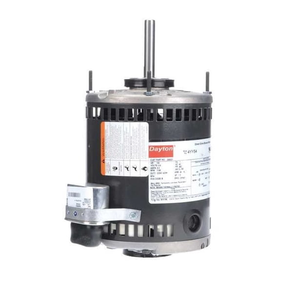 Dayton Motor,PSC,1/4 HP,1140 RPM,115V,48Y,OAO 4YY54