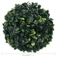 thumbnail image 2 of vidaXL Fake Plant 4 Pcs Artificial Plant Boxwood Topiary Ball Floral Decor, 2 of 17