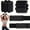 Black, variant on Pilates Wrist & Ankle Weights for Women, Wearable Strong Arm & Leg Weights Set of 2(1Lbs Each), Adjustable Ankle Weights for Walking, Yoga, Dance, Barre,Gym