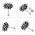 thumbnail image 4 of Anneau de Langue en Acier Inoxydable, Anneau de Langue pour Jeune Garçon 3 Types, 4 of 7