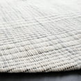 thumbnail image 3 of SAFAVIEH Marbella Ibrahim Striped Area Rug, Light Grey/Beige, 6' x 6' Round, 3 of 11