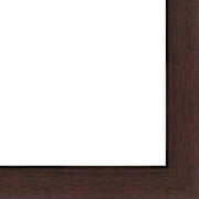 24x32 - 24 x 32 Walnut Flat Solid Wood Frame with UV Framer's Acrylic & Foam Board Backing - Great For a Photo, Poster, Painting, Document, or Mirror