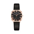 thumbnail image 2 of Resicozy Women's PU Leather Watches Round Dial Classic Business Casual Ladies Wrist Watch Black, 2 of 3