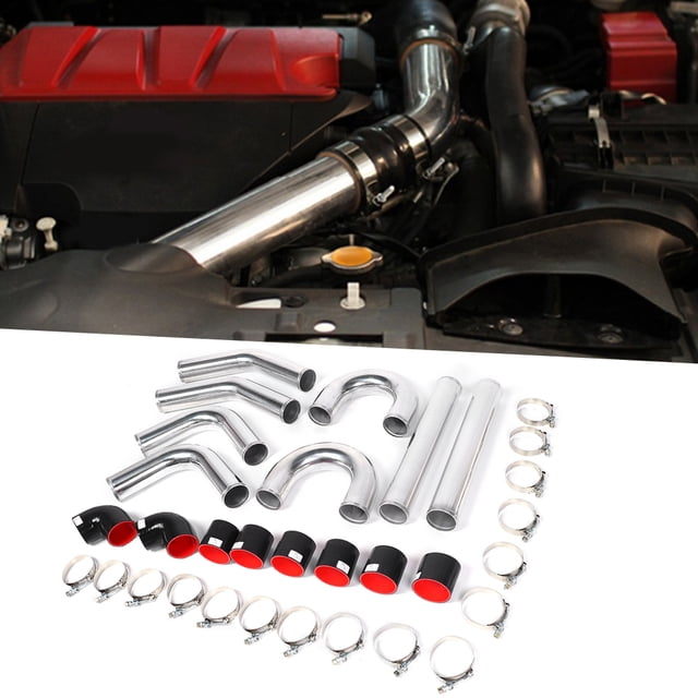 Tubería de intercooler Nikou juego de tuberías de turbo modificadas universales 3 pulgadas 76 mm