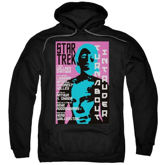 Star Trek Tos Episode 79 Adult Pullover Hoodie Sweatshirt Black