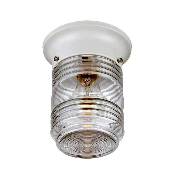 Acclaim Lighting 101 Builder's Choice 1 Light 4.5" Width Outdoor Flushmount Ceiling