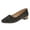 Black, variant on Women's Ballet Flat Shoes Comfortable Round Toe Low Heeled Block Pumps Lightweight Dressy Arch Support Insole Shoes Beige Size 9
