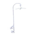 thumbnail image 2 of Soporte de campana de cama de brazo colgante Decoración girando fácil de instalar soporte de campana de cama Cot soporte móvil para niños niñas Juego de 4 nudos, 2 of 8