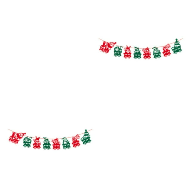 Bearachild Artículos de fiesta para celebraciones llenas de diversión Banderas coloridas Regalos de Navidad Artículos de tela para fiestas Type9 NO9
