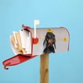 thumbnail image 6 of Yiaed Dachshund Sitting in Bathtub Print Mailbox Covers, Magnetic Mailbox Cover, Mail Box Covers for Garden Outdoor Decor Box Covers-25.5x21 in, 6 of 8