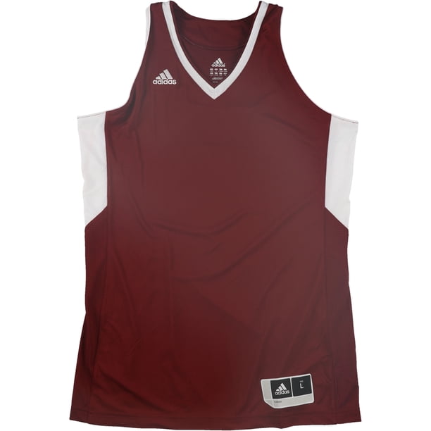 Adidas Womens 2-Tone Basketball Team Jersey, maroon, XL