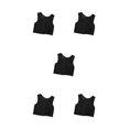 thumbnail image 1 of Qarigey Camiseta sin mangas Tomboy Breast Chaleco Camisa Pecho Ropa interior elástica Vendaje Reforzado Corsé corto Mujer Negro XL Type2 NO2, 1 of 6
