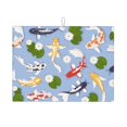 thumbnail image 1 of Balery Colorful Koi Fish Alfombrilla de Secado para Cocina, 18x24 Pulgadas, Súper Absorbente para Platos y Encimeras, 1 of 7