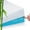 Full, variant on Mattress Topper Cover Twin Size (Only Cover) 3 Inch Mattress Protector Cooling Rayon Zippered Mattress Encasement with Adjustable Straps for Latex Mattress Topper Memory Foam Cover