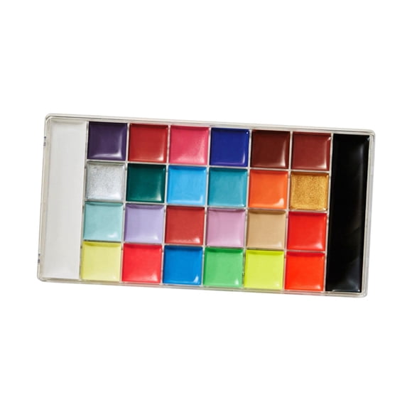 Suministros para pintar con acuarela resistente al sudor para festivales, disfraces, fiestas y vacaciones